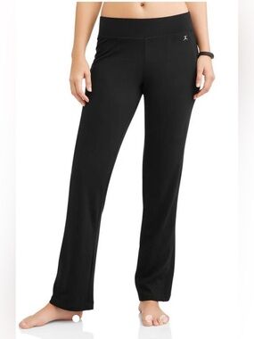 Danskin Now Black Wide-Leg Comfort Waist Leggings